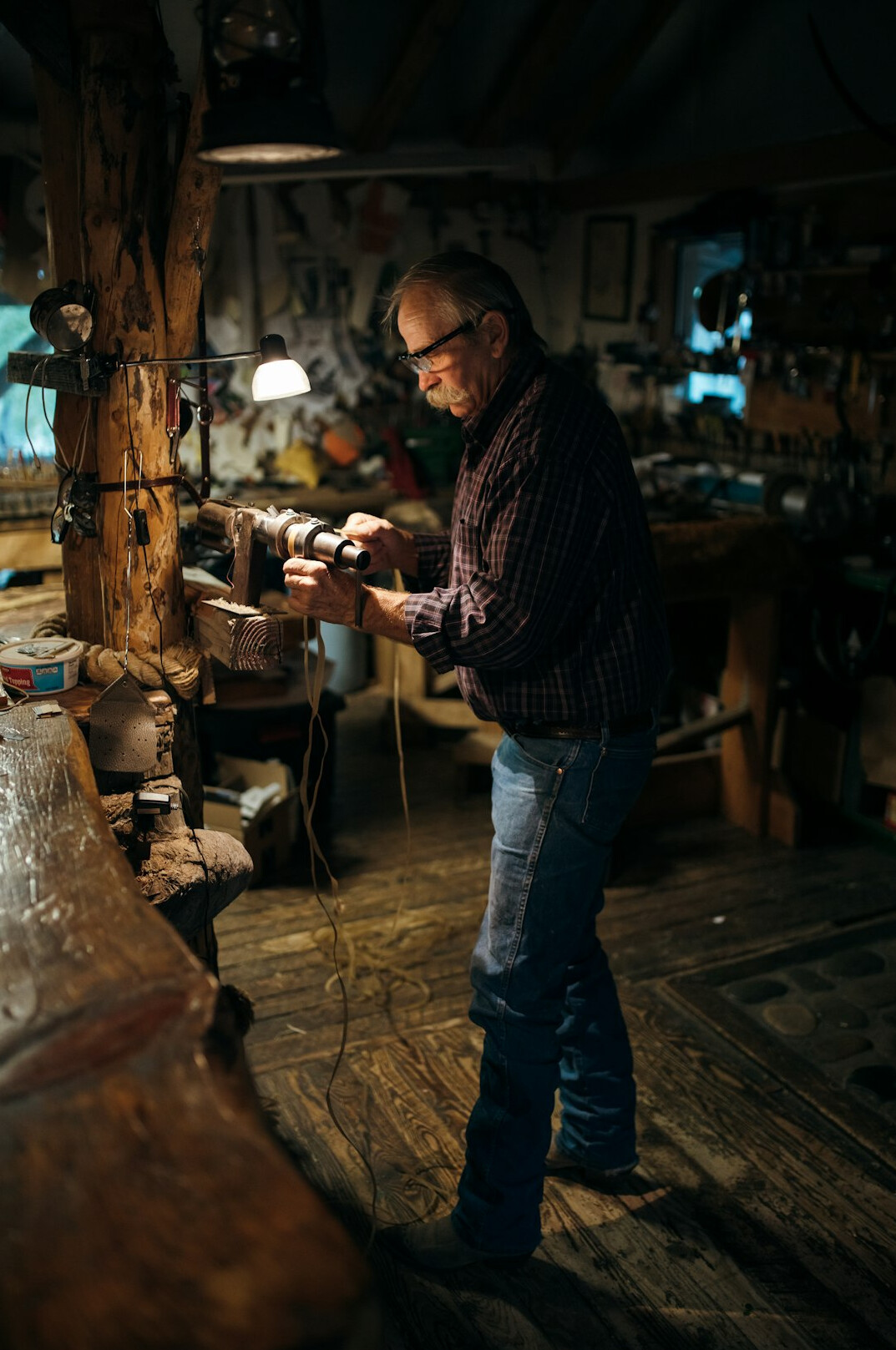 man in workshop