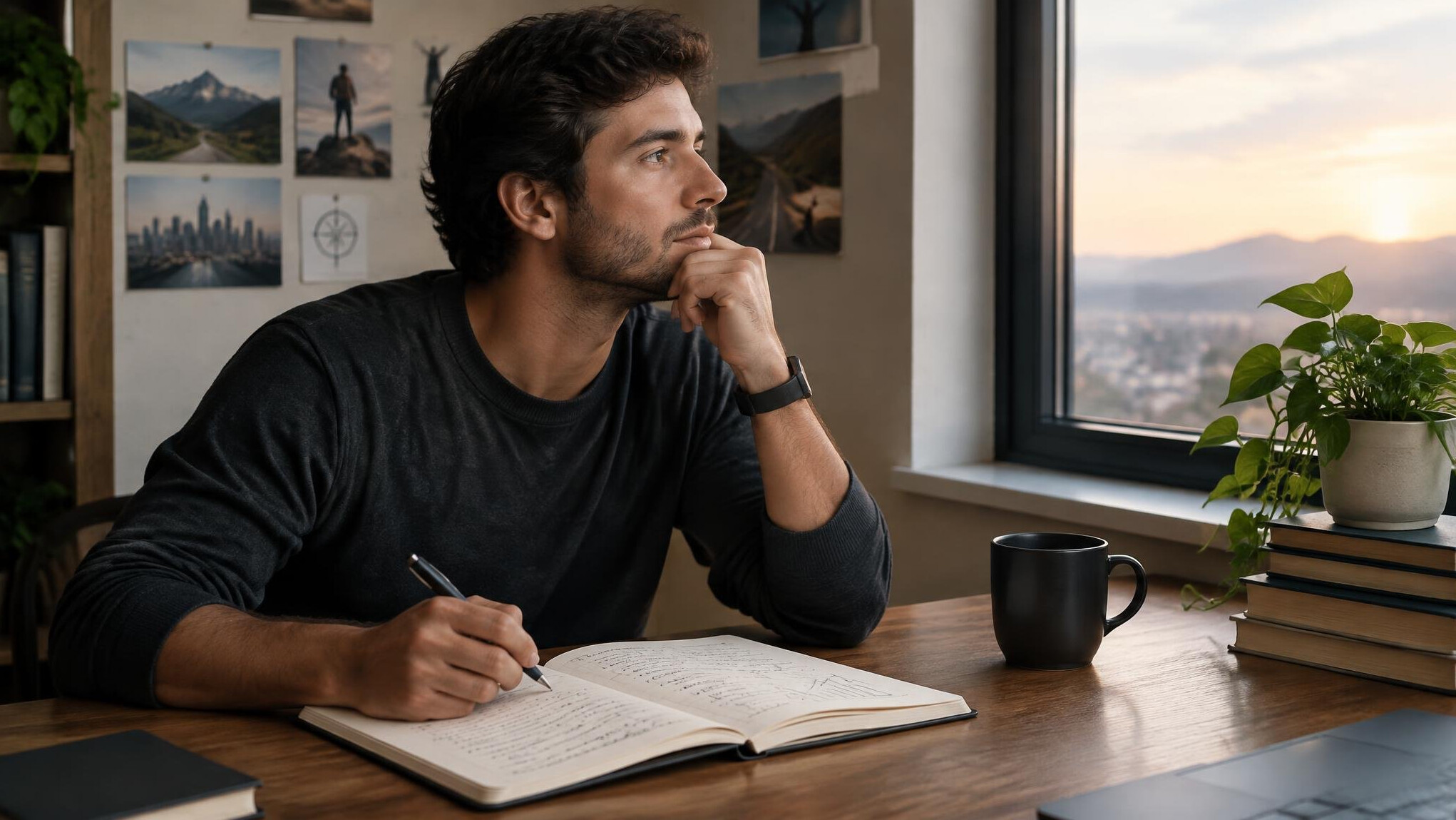 person journaling personal growth